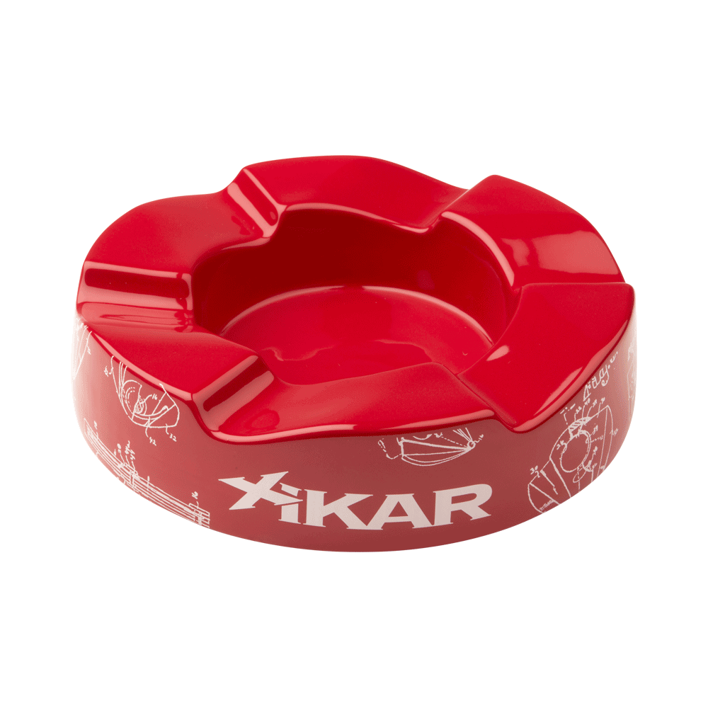 Cigar Ashtrays Wave Red Xikar Ashtray Wholesale Cigars Santa Clara Cigars